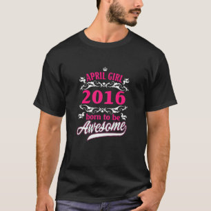Birthday Vintage Apparel April 2016 Born To Be Awe T-Shirt