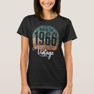 Birthday Vintage Birthday Year 1966 Birthday Birth T-Shirt