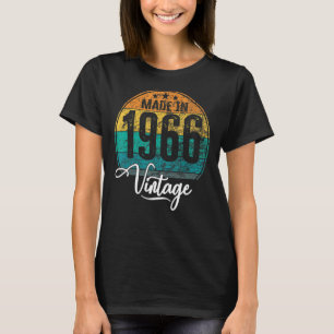 Birthday Vintage Birthday Year 1966 Birthday Birth T-Shirt