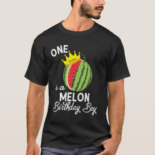 Birthday Watermelon  Birthday Boy One In A Melon B T-Shirt