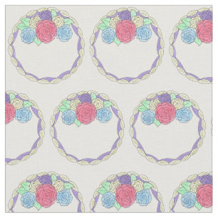 Birthday Wedding Celebration Cake Frosting Roses Fabric