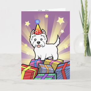 Birthday West Highland White Terrier Card