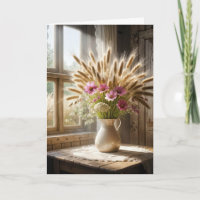 Birthday Wheat Stalk Wildflower Bouquet