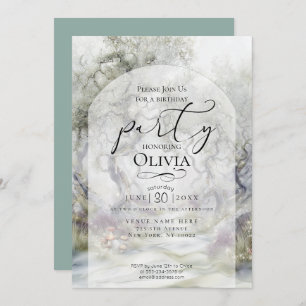 BIRTHDAY   Whispering Woods Fantasy Invitation