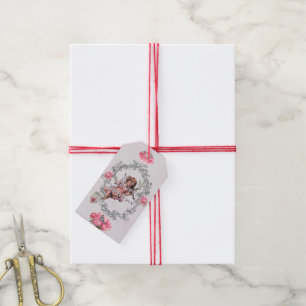 Birthday - White Linen - Gift Tag