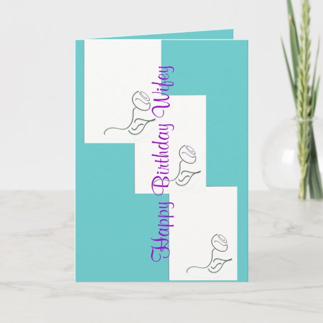 birthday wife card (Front)