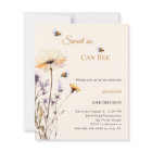 Birthday wildflower Sweet as Can Bee Invitation