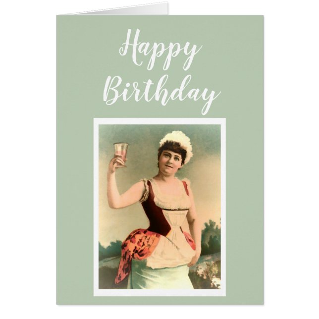 Birthday Wine Lovers Funny Wishes (Front)