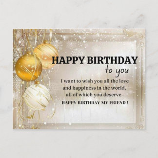 BIRTHDAY WISH CARD