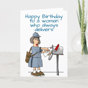**BIRTHDAY WISH** YOUR TURN TO RECEIVE! MAIL LADY CARD