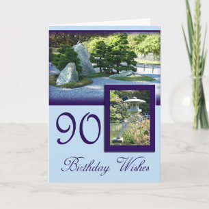 Birthday Wishes 90th Birthday Greeting Card