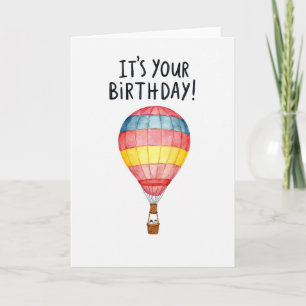 Birthday Wishes Balloon Card