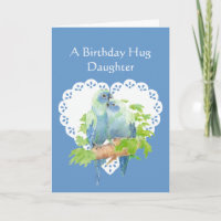 Birthday Wishes Daughter from Mother Parrot Bird