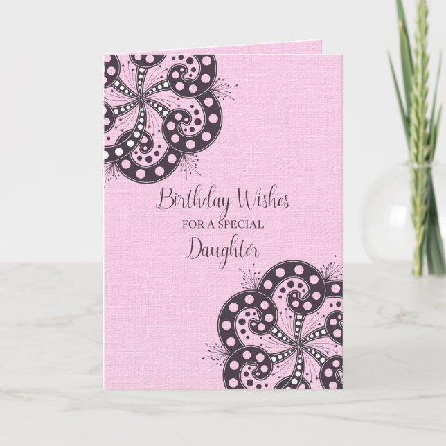 Birthday Wishes for a Special Daughter Card (Front)