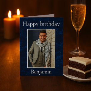 Birthday Wishes for Him Photo Card