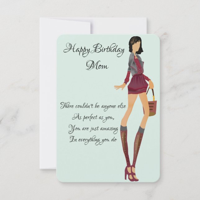 Birthday wishes for Mum Card (Front)