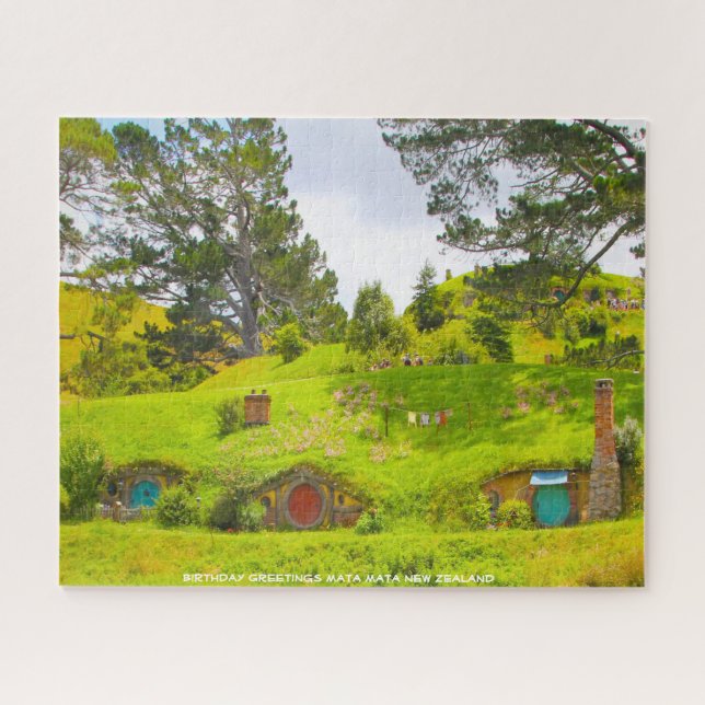 Birthday Wishes Mata Mata New Zealand Jigsaw Puzzle (Horizontal)