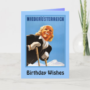 Birthday Wishes, Nierderosterreich Card