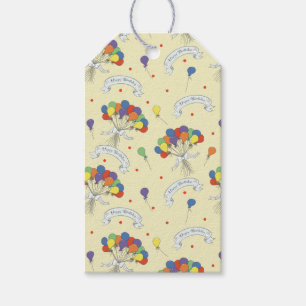 Birthday Wishes - Pastel Yellow Gift Tags