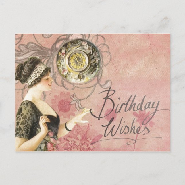 Birthday Wishes Postcard (Front)