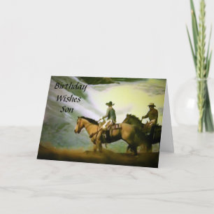 "BIRTHDAY WISHES SON" CARD