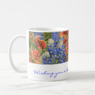 Birthday Wishes! Texas Wildflowers Mug