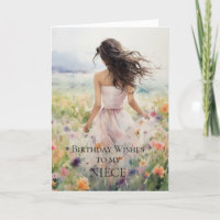 Birthday Wishes To My Niece Card