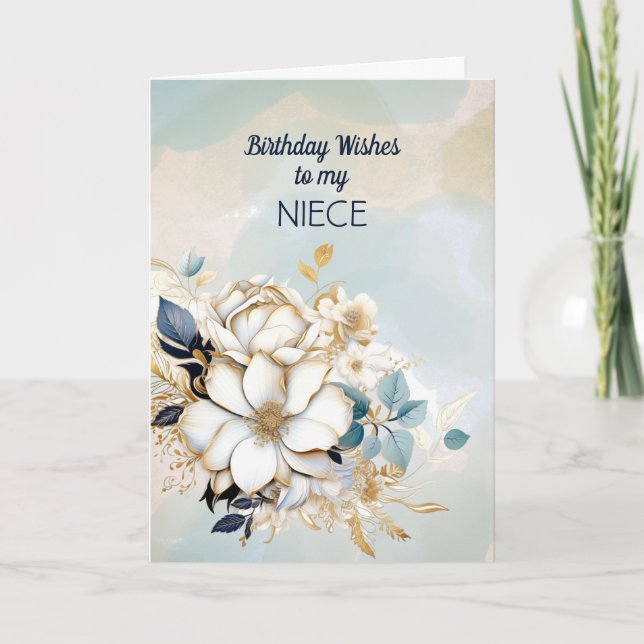 Birthday Wishes To My Niece Card (Front)