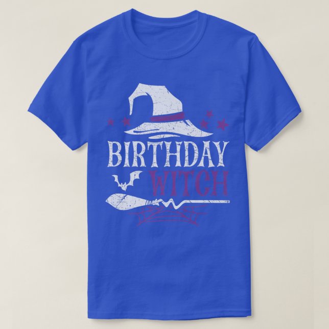 Birthday Witch Halloween 570 T-Shirt (Design Front)
