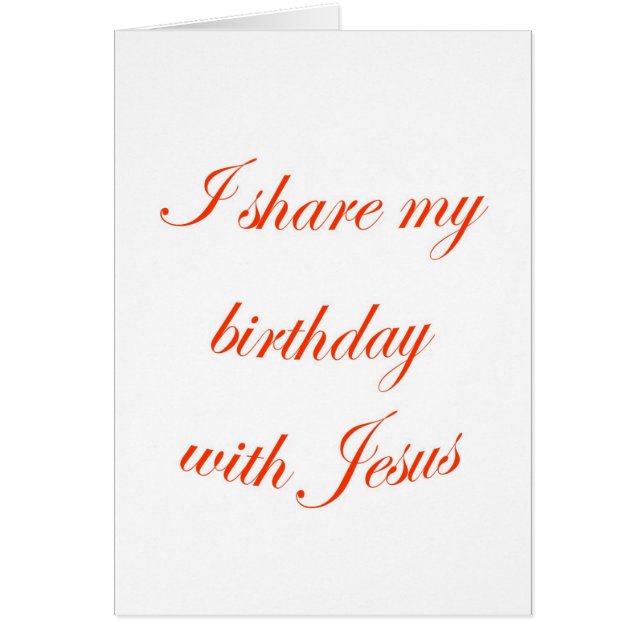 Birthday with Jesus (Front)
