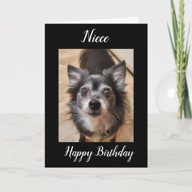 BIRTHDAY WITH LOVE **NIECE** CARD (Front)