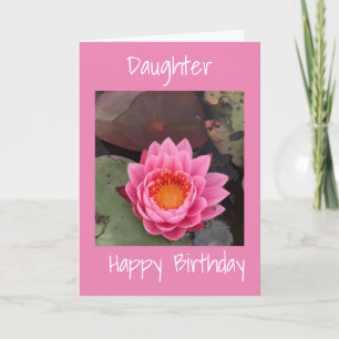BIRTHDAY WITH LOVE TO DAUGHTER CARD