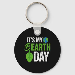 Birthday World Earth Day Nature Planet Cute Enviro Key Ring