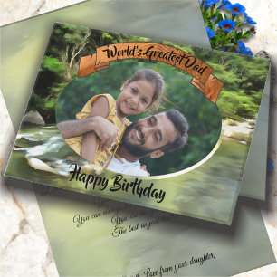 Birthday World's Greatest Dad River South 0365 Card
