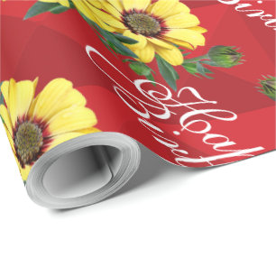 Birthday wrapping paper