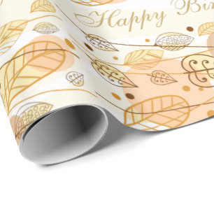 Birthday Wrapping Paper-Happy Birthday Paper