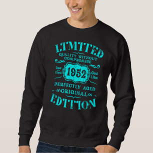 Birthday Year 1952 Used Grunge Vintage Sweatshirt
