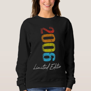Birthday Year 2006   Used Grunge Vintage Sweatshirt