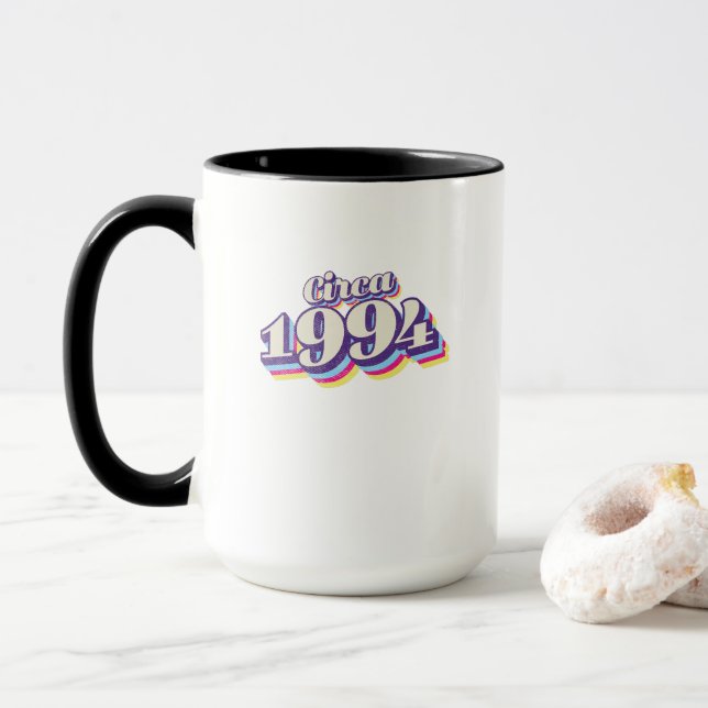 Birthday Year - Circa 1994 Mug (With Donut)