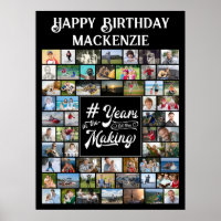 Birthday Years In the Making 59 Photo Collage