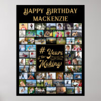 Birthday Years In the Making 59 Photo Collage