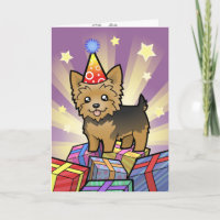 Birthday Yorkshire Terrier (short hair no bow)