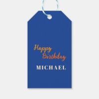 Birthday Your Name Minimalist Personal Modern