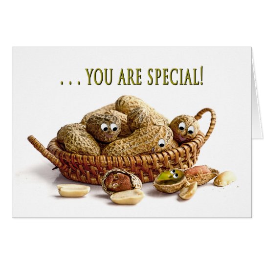 BIRTHDAY - You're one of a kind -Peanuts/Pistachio Card