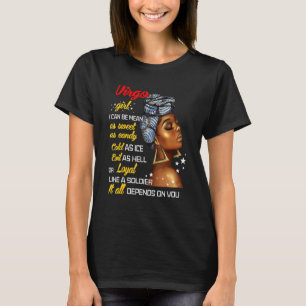 Birthday Zodiac Virgo Girl August Or September Wom T-Shirt