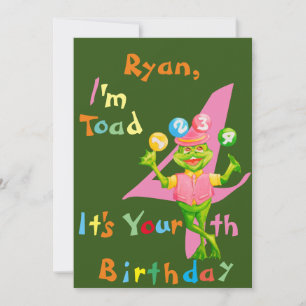 BirthdayPersonalizedGreetingcardfora four yearold. Thank You Card
