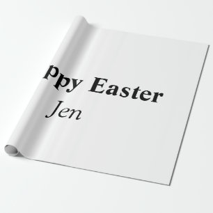 birthdays add your name text image editable invita wrapping paper