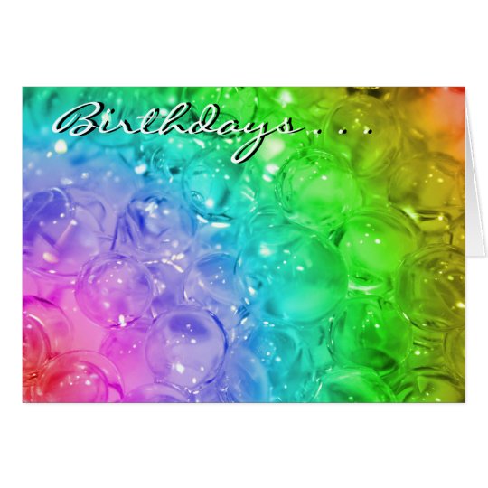 Birthdays . . . greeting card