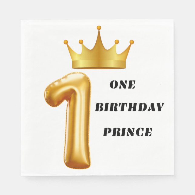 Birthdays Happy Napkin (Front)