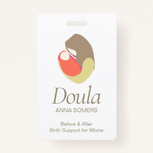 Birthing Coach Doula Midwife Mother and Baby ID Badge